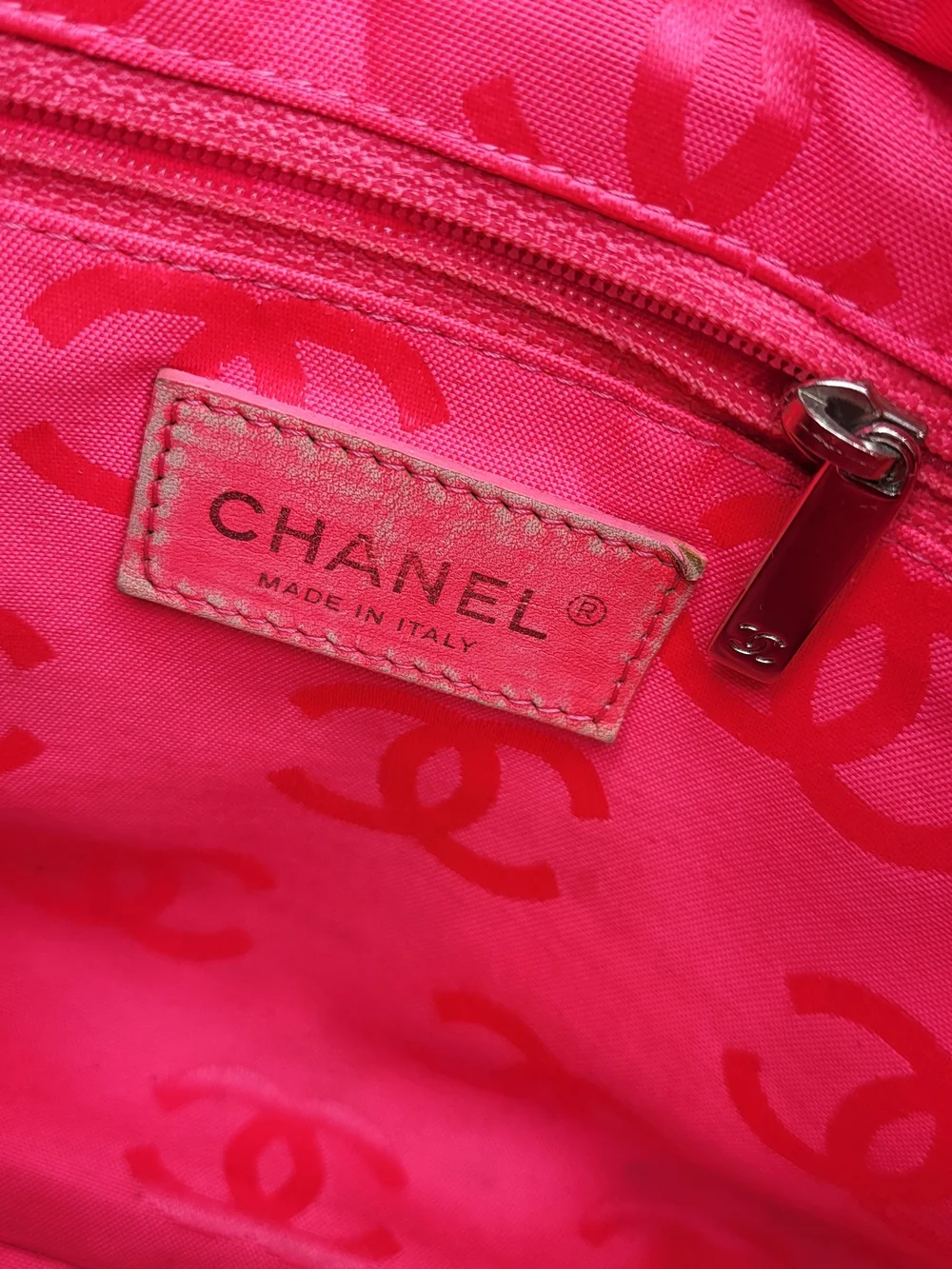 CHANEL Calfskin Quilted Cambon Ligne Tote Bag..Authentic w/COA....